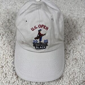 U.S.‎ Open Golf Hat Cap USGA 2009 Bethpage Black Adjustable Beige Baseball Men's